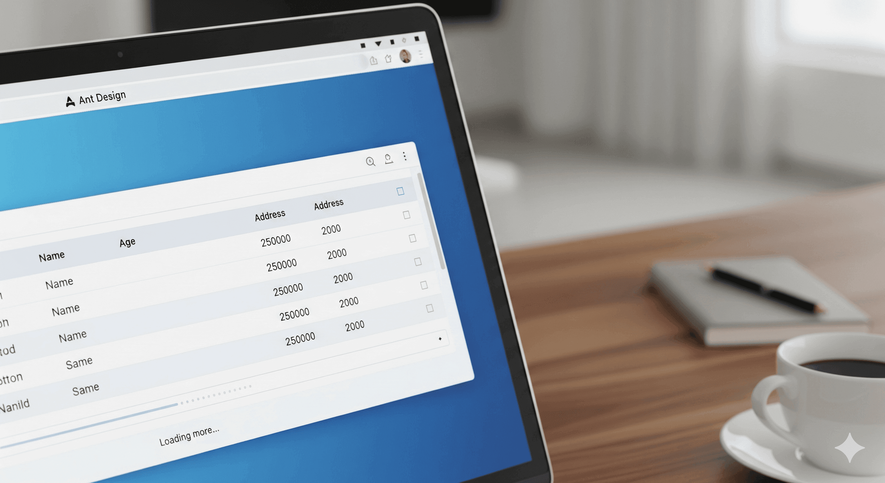 How to Implement Infinite Scroll in Ant Design Table